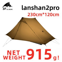 Load image into Gallery viewer, 3F UL GEAR Lanshan Pro Single Double Tent Ouedoor Camping 3 4 Season
