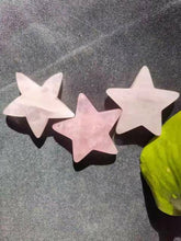 Load image into Gallery viewer, 3pcs 40 45g  Natural Pink Star Crystal Mineral Quartz Body Home
