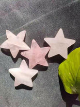 Load image into Gallery viewer, 3pcs 40 45g  Natural Pink Star Crystal Mineral Quartz Body Home

