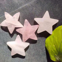 Load image into Gallery viewer, 3pcs 40 45g  Natural Pink Star Crystal Mineral Quartz Body Home
