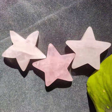 Load image into Gallery viewer, 3pcs 40 45g  Natural Pink Star Crystal Mineral Quartz Body Home
