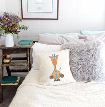 Load image into Gallery viewer, Giraffe Baby Pillow Cover

