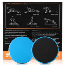Load image into Gallery viewer, 2 PCS Fitness Gliders Workout Bums Leg Slide Discs Core Exercise
