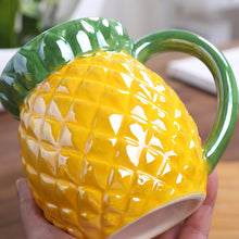 Load image into Gallery viewer, 450ML Creative Fruit Ceramic Mug Cute Strawberry Coffee Mug with
