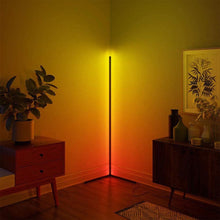 Load image into Gallery viewer, RGB Corner Floor Lamp Modern Simple LED Rod Floor Lamps Living Room SP
