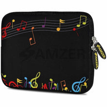 Load image into Gallery viewer, AMZER 7.75 Inch Neoprene Zipper Sleeve Pouch Tablet Bag - The Composer
