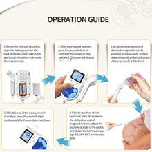 Load image into Gallery viewer, LCD Display Doppler Home Fetal Heart Rate Monitor Pregnancy SP
