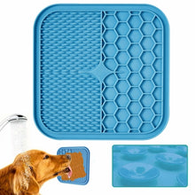 Load image into Gallery viewer, Pet Licking Pad Silicone Pet Tableware Suction Cup Licking Pad Slow

