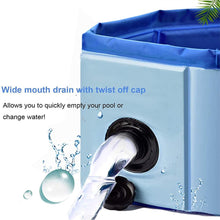 Load image into Gallery viewer, Foldable Pet Bath Outdoor Portable Swimming Pool for Pets and Kids SP
