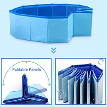 Load image into Gallery viewer, Foldable Pet Bath Outdoor Portable Swimming Pool for Pets and Kids SP
