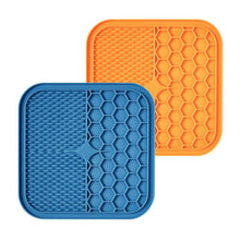 Load image into Gallery viewer, Pet Licking Pad Silicone Pet Tableware Suction Cup Licking Pad Slow
