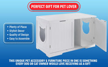 Load image into Gallery viewer, X-Large Cat Washroom Bench Litter Box Enclosure Furniture Box House
