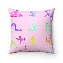 Load image into Gallery viewer, Yoga Sanctuary Square Pillow

