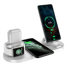 Load image into Gallery viewer, 6 In 1 Wireless Fast Charger Dock For Apple Watch Quick Charger
