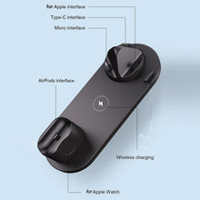 Load image into Gallery viewer, 6 In 1 Wireless Fast Charger Dock For Apple Watch Quick Charger
