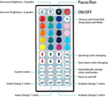 Load image into Gallery viewer, RGB LED Light for TV Backlight USB Powered, 24”- 60” TV with Remote
