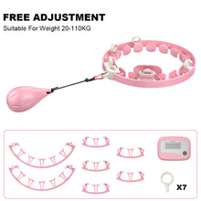 Load image into Gallery viewer, Smart Counting Hula Hoop Auto-Spinning Removable and Adjustable Hoop
