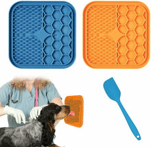 Load image into Gallery viewer, Pet Licking Pad Silicone Pet Tableware Suction Cup Licking Pad Slow
