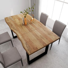 Load image into Gallery viewer, Dining Table 70.9&quot;x35.4&quot;x29.9&quot; Solid Acacia Wood
