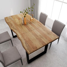 Load image into Gallery viewer, Dining Table 70.9&quot;x35.4&quot;x29.9&quot; Solid Acacia Wood
