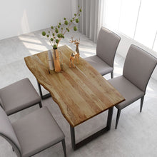 Load image into Gallery viewer, Dining Table 70.9&quot;x35.4&quot;x29.9&quot; Solid Acacia Wood

