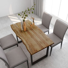 Load image into Gallery viewer, Dining Table 70.9&quot;x35.4&quot;x29.9&quot; Solid Acacia Wood
