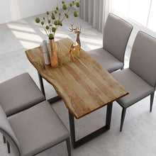 Load image into Gallery viewer, Dining Table 70.9&quot;x35.4&quot;x29.9&quot; Solid Acacia Wood
