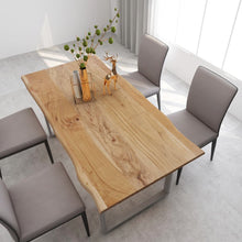Load image into Gallery viewer, Dining Table 70.9&quot;x35.4&quot;x29.9&quot; Solid Acacia Wood
