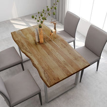 Load image into Gallery viewer, Dining Table 70.9&quot;x35.4&quot;x29.9&quot; Solid Acacia Wood
