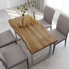 Load image into Gallery viewer, Dining Table 70.9&quot;x35.4&quot;x29.9&quot; Solid Acacia Wood
