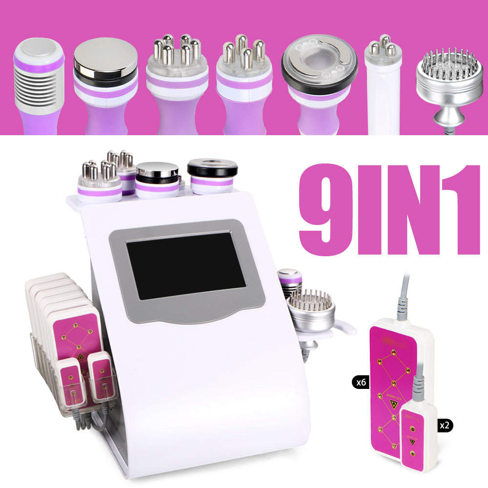9in1 Radio Frequency Body Slimming Face Skin Care 40K Cavitation Fat