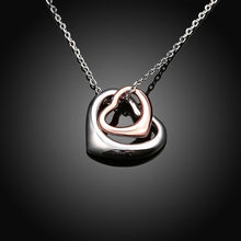 Load image into Gallery viewer, Duo Hearts Shaped in 14K Gold
