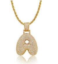 Load image into Gallery viewer, PIPE Gold HH Bubble Letter | D916512
