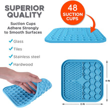 Load image into Gallery viewer, Pet Licking Pad Silicone Pet Tableware Suction Cup Licking Pad Slow
