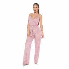 Load image into Gallery viewer, Sleeveless Open Back Solid Sequin
