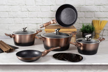 Load image into Gallery viewer, 10-Piece Noir Edition Kitchen Cookware Set
