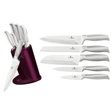 Load image into Gallery viewer, 6-Piece Knife Set with Stainless Steel Stand Kikoza Collection
