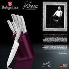 Load image into Gallery viewer, 6-Piece Knife Set with Stainless Steel Stand Kikoza Collection
