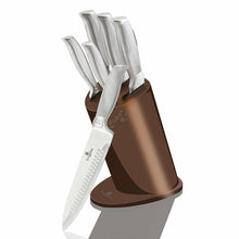Load image into Gallery viewer, 6-Piece Knife Set with Stainless Steel Stand Kikoza Collection
