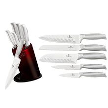 Load image into Gallery viewer, 6-Piece Knife Set with Stainless Steel Stand Kikoza Collection
