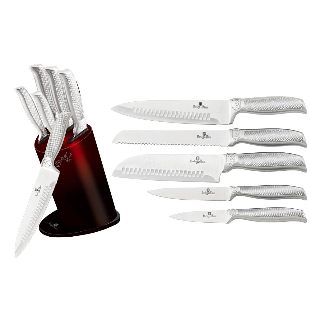 6-Piece Knife Set with Stainless Steel Stand Kikoza Collection