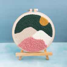 Load image into Gallery viewer, Beautiful Scenery Punch Needle Starter Kits Soft Yarn Punch Needle
