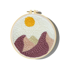 Load image into Gallery viewer, Beautiful Scenery Punch Needle Starter Kits Soft Yarn Punch Needle

