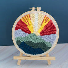 Load image into Gallery viewer, Beautiful Scenery Punch Needle Starter Kits Soft Yarn Punch Needle
