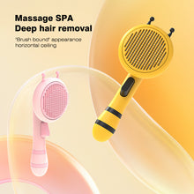 Load image into Gallery viewer, Bee Pet Needle Comb Cat Comb One Key Hair Comb Artifact Pet Comb Dogs
