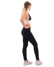Load image into Gallery viewer, Copy of Bentley Set - Leggings &amp; Sports Bra - Black &amp; White
