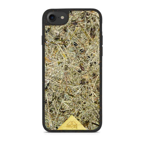 Biodegradable Organic Pressed Material Backing Phone Case - Black