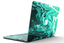 Load image into Gallery viewer, Bright Trendy Green Color Swirled - MacBook Pro with Retina Display
