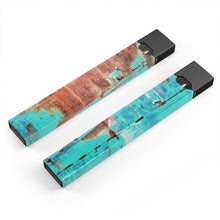 Load image into Gallery viewer, Bright Turquise Rusted Surface - Premium Decal Protective Skin-Wrap
