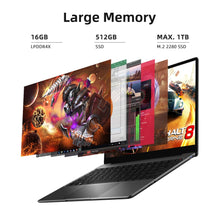 Load image into Gallery viewer, CHUWI GemiBook Pro 14 inch 2K Screen Laptop 16GB RAM 512GB SSD Intel
